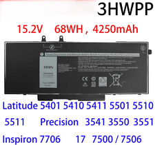 Nueva batería 68Wh para Dell Latitude 5401 5411 15 5501 5511 Precision 3541 segunda mano  Embacar hacia Mexico