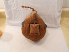 carved vintage coconut monkey for sale  Georgetown