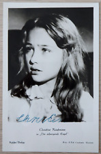 Autogramm christine kaufmann gebraucht kaufen  Deutschland