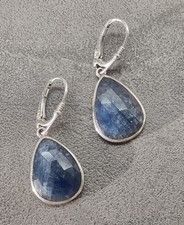 Saphir hrringe silber gebraucht kaufen  Cottbus