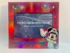 ÁLBUM DE FOTOS DISNEY CRUISE LINE com QUADRO - 50 Páginas - 100 Fotos 4x6 Notas Espaço comprar usado  Enviando para Brazil