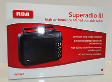 Rádio portátil RCA SuperRadio III RP7887 alto desempenho AM/FM novo na caixa, usado comprar usado  Enviando para Brazil
