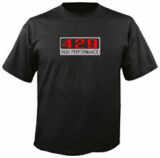 Usado, 429 CAMISETA PRETA DE ALTO DESEMPENHO caixa de motor emblema motor v8 bloco grande comprar usado  Enviando para Brazil