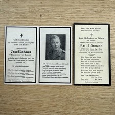 Sterbebild 1945 mudersbach gebraucht kaufen  Marktoberdorf