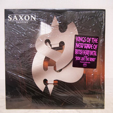 SAXON / DESTINY US PRESSING LP W/ PLASTIC INNER, SHRINK, HYPE STICKER comprar usado  Enviando para Brazil