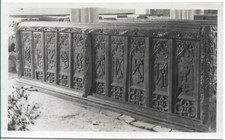 Superb postcard carved for sale  UK