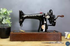 Excelente máquina de coser antigua Singer 99k 1923 manivela + estuche + extras segunda mano  Embacar hacia Mexico