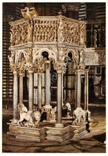 Cartolina siena duomo usato  Milano