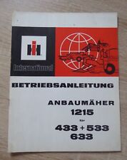 Ihc anbaumähwerk 1215 gebraucht kaufen  Recke