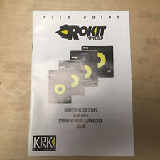 KRK Manual do Usuário do Proprietário para Alto-falante Monitor Rokit Powered Series RP5 RP6 RP8 RP10S comprar usado  Enviando para Brazil