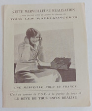 Ancien depliant publicitaire d'occasion  Béziers