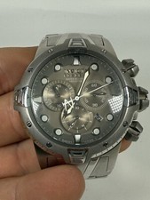 Invicta Reserve #0642 Vidro Cristal Cinza/Prata 50mm Fabricado na Suíça comprar usado  Enviando para Brazil