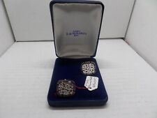 Bouton manchette argent d'occasion  Liesse-Notre-Dame