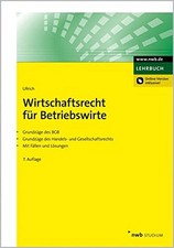 Ullrich wirtschaftsrecht betri gebraucht kaufen  Deutschland