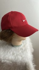 Chapéu vintage Nike Tailwind vermelho Y2K malha 6 painéis Strapback vermelho estilo Eminem corrida comprar usado  Enviando para Brazil