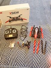 Drone dobrável, quadricóptero de controle remoto SYMA X56W com câmera, giroscópio de 6 eixos 2.4GHz, Wi-Fi, fpv comprar usado  Enviando para Brazil