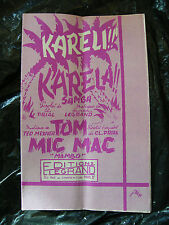 "Partição Kareli Karela Samba Legrand Tom Mic Mac Ted Mexner Mambo 1955" comprar usado  Enviando para Brazil