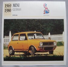 Mini clubman collectors for sale  DARWEN