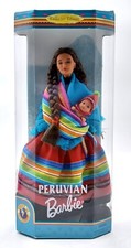 1998 DotW peruwiańska lalka Barbie i dziecko / lalki świata / Mattel 21506, NrfB na sprzedaż  Wysyłka do Poland