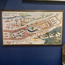 Vintage painted enamel for sale Vintage painted enamel for sale  CLECKHEATON