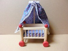 Cama de bebê Bodo Hennig azul estampa floral comprar usado  Enviando para Brazil