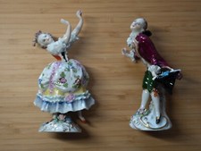 Coppia statuine ceramica usato  Catania