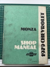 Original 1979 Chevrolet Monza Shop Manual de Serviço Genuíno GM Vintage de Fábrica M10 comprar usado  Enviando para Brazil