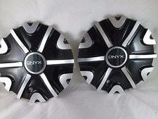 TAMPAS DE CENTRO DE RODA PERSONALIZADAS ONYX CHROME* #61762280-2 (CONJUNTO DE 2)  comprar usado  Enviando para Brazil