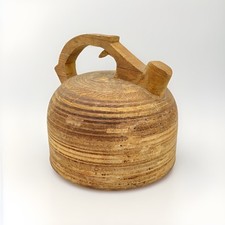 Jarro de madeira compensada em camadas vintage meados do século escultura original primitivo comprar usado  Enviando para Brazil