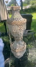 Vintage seashell chandelier for sale  Decatur