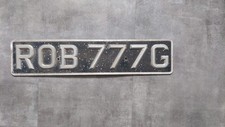 Vintage car number for sale  RUGELEY