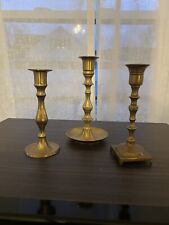 Three brass candlestick for sale  Elmira