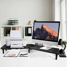 Suporte riser monitor duplo para impressoras notebooks de estudo de mesa ângulo de comprimento ajustável comprar usado  Enviando para Brazil