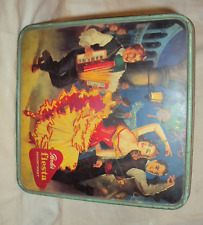 Vintage Antiguo Publicidad Estaño Litho Toffee Caja Parle Fiesta Músico & Señora segunda mano  Embacar hacia Argentina