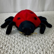 Joaninha de Pelúcia Dan Dee Inseto Recheado Pequeno 6" Vermelho Preto Escolha do Colecionador Beanbag, usado comprar usado  Enviando para Brazil