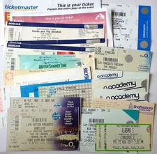 Collection concert tickets for sale  HAILSHAM