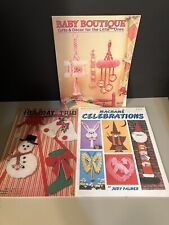 Lot macrame instructions for sale  Rock View