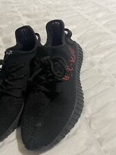 Black red yeezys for sale  LIVERPOOL