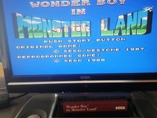 jeu seul PAL EURO SEGA MASTER SYSTEM WONDER BOY in monster land comprar usado  Enviando para Brazil