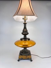 Vtg amber glass for sale  Boca Raton