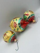 Raro Smithsonian 3 enfeite de Natal arabesco dourado deslumbrante comprar usado  Enviando para Brazil