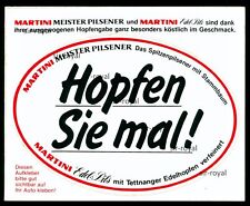 Werbe aufkleber martini gebraucht kaufen  Deutschland