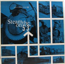 STEAM ON THE FIVE-FOOT-THREE LP [Locomotivas - Trens] SirH70 comprar usado  Enviando para Brazil