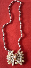 Collier coquillages tahiti d'occasion  Le Chesne
