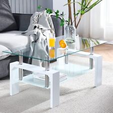 rectangle glass coffee table for sale  Brentwood