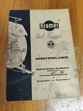 Kramer hydraulischer krafthebe gebraucht kaufen  Spraitbach