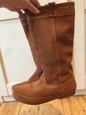 Tan suede calf for sale  LONDON