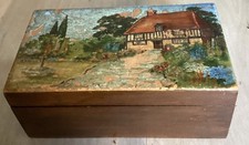 Antique wooden box for sale  IPSWICH