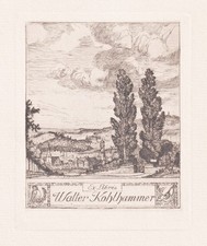 Exlibris alexander eckener gebraucht kaufen  Seubersdorf