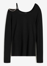 Langarmshirt glitzer detail gebraucht kaufen  Deutschland
